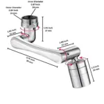 Homeko Nordic Stainless Steel Universal Faucet Extender
