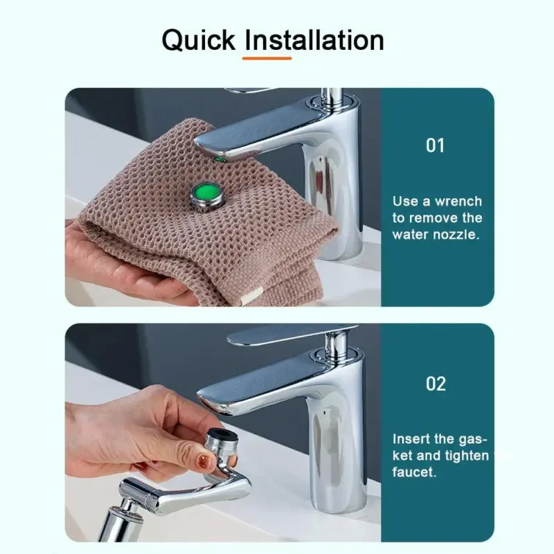 Homeko Nordic Stainless Steel Universal Faucet Extender
