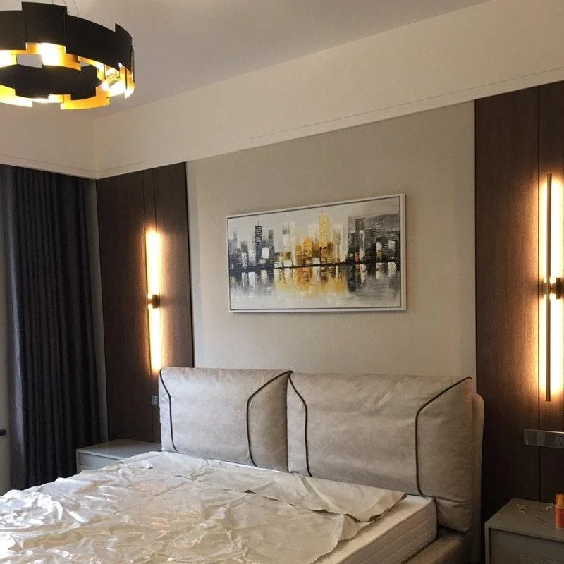 Homeko Nordic Wall Lamp Linear Modern Wall Sconce -