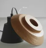 Homeko Nordic Wood Pendant Light