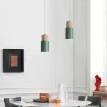 Homeko Nordic Wooden Base Pendant Light