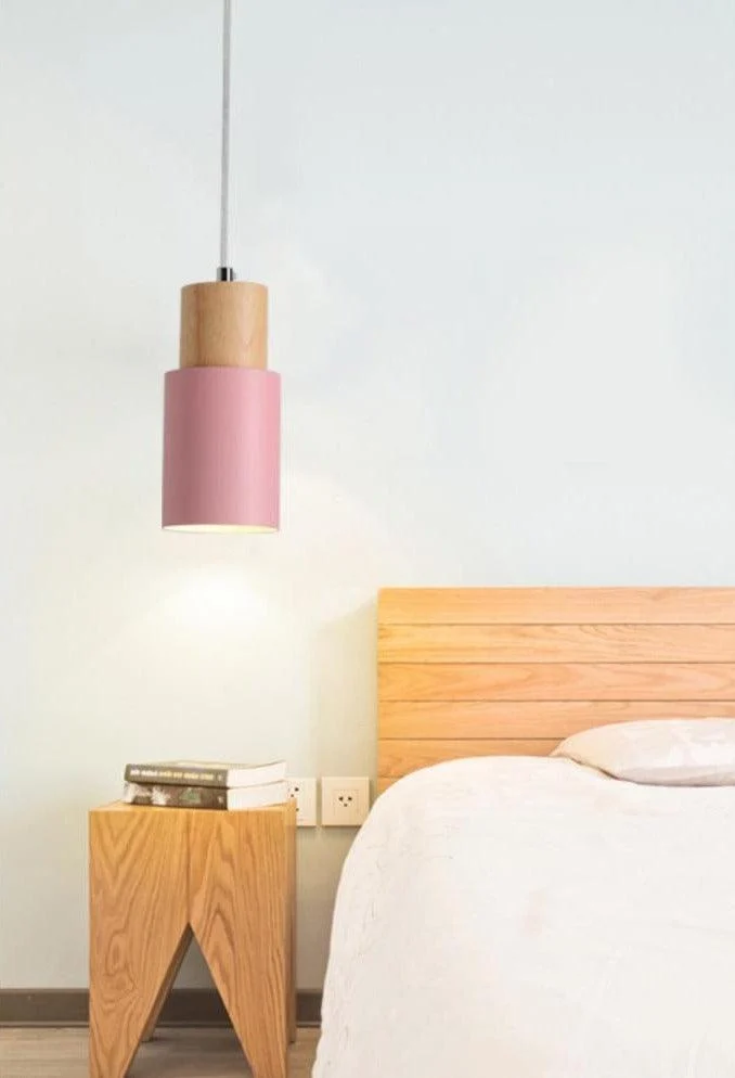 Homeko Nordic Wooden Base Pendant Light -