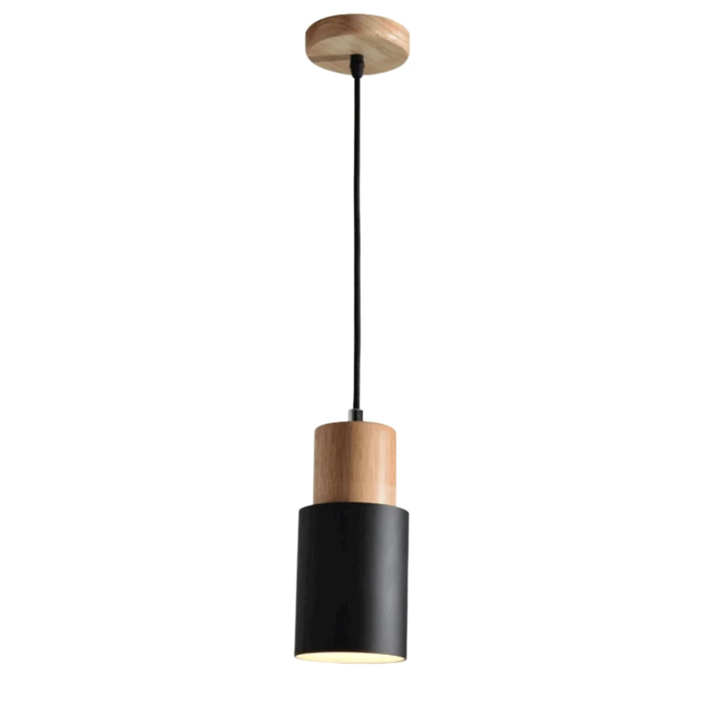 Homeko Nordic Wooden Base Pendant Light -