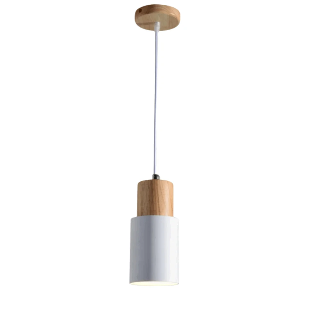 Homeko Nordic Wooden Base Pendant Light -