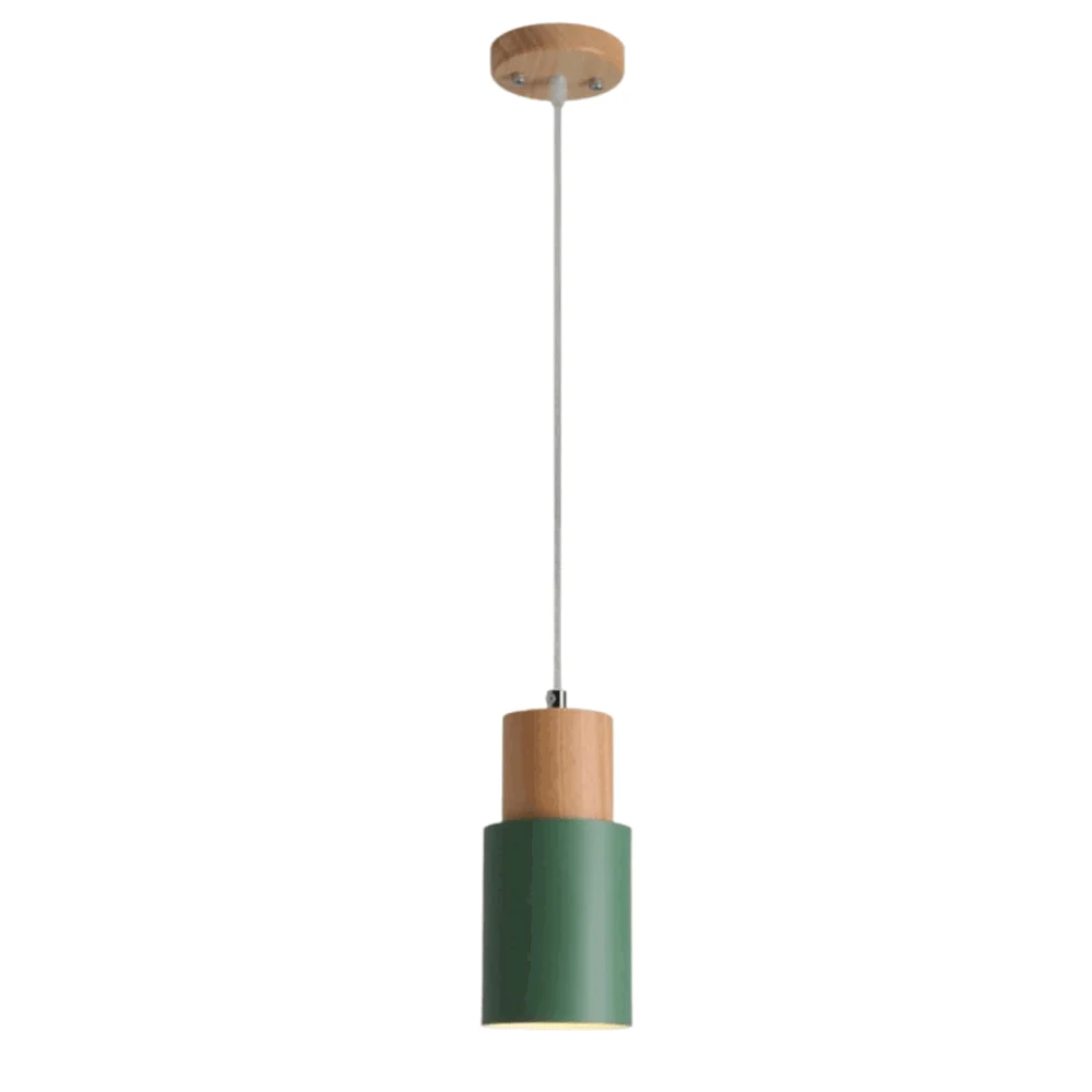 Homeko Nordic Wooden Base Pendant Light -