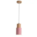 Homeko Nordic Wooden Base Pendant Light
