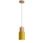 Homeko Nordic Wooden Base Pendant Light