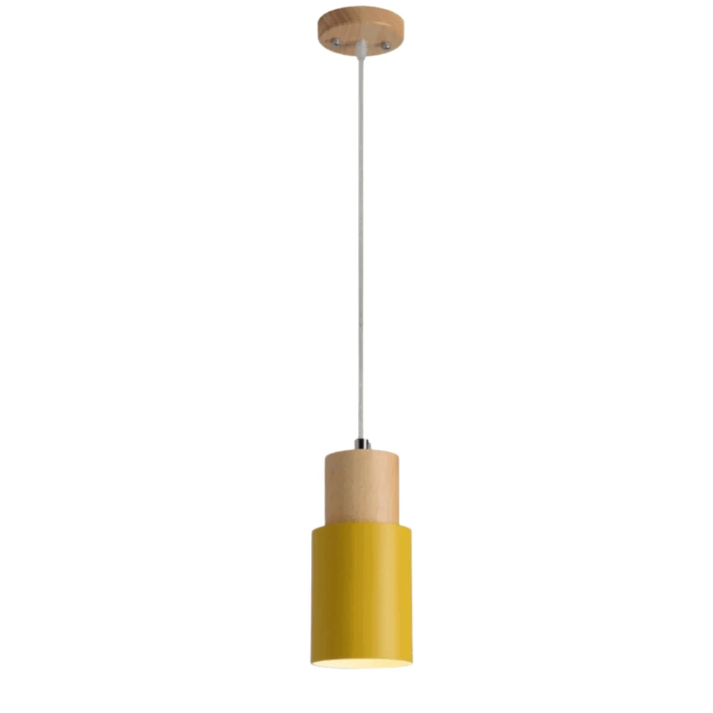 Homeko Nordic Wooden Base Pendant Light -