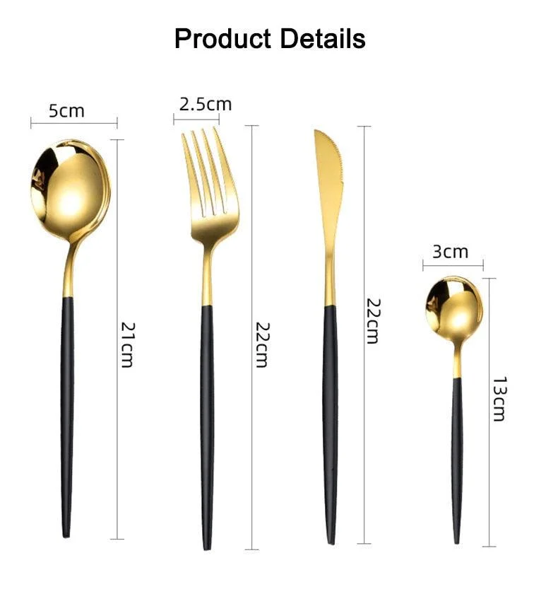 Homeko Of Food 24-piece Stainless Steel Cutlery Set, Paris -