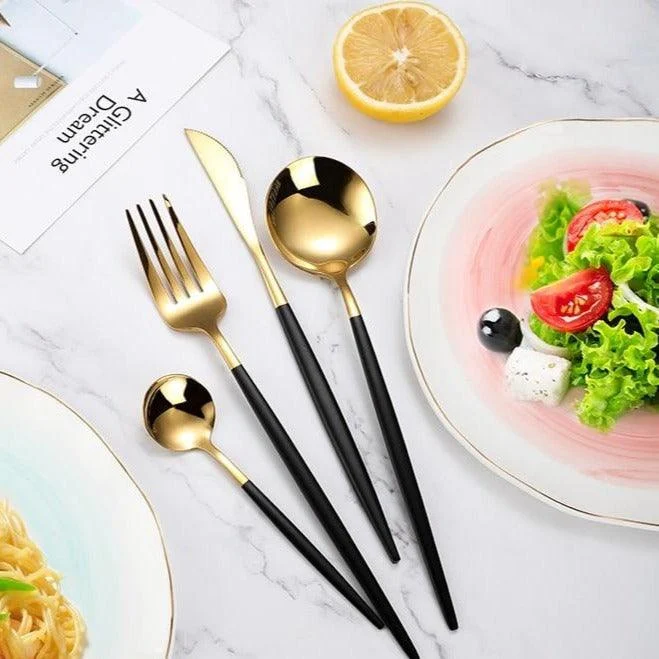 Homeko Of Food 24-piece Stainless Steel Cutlery Set, Paris -