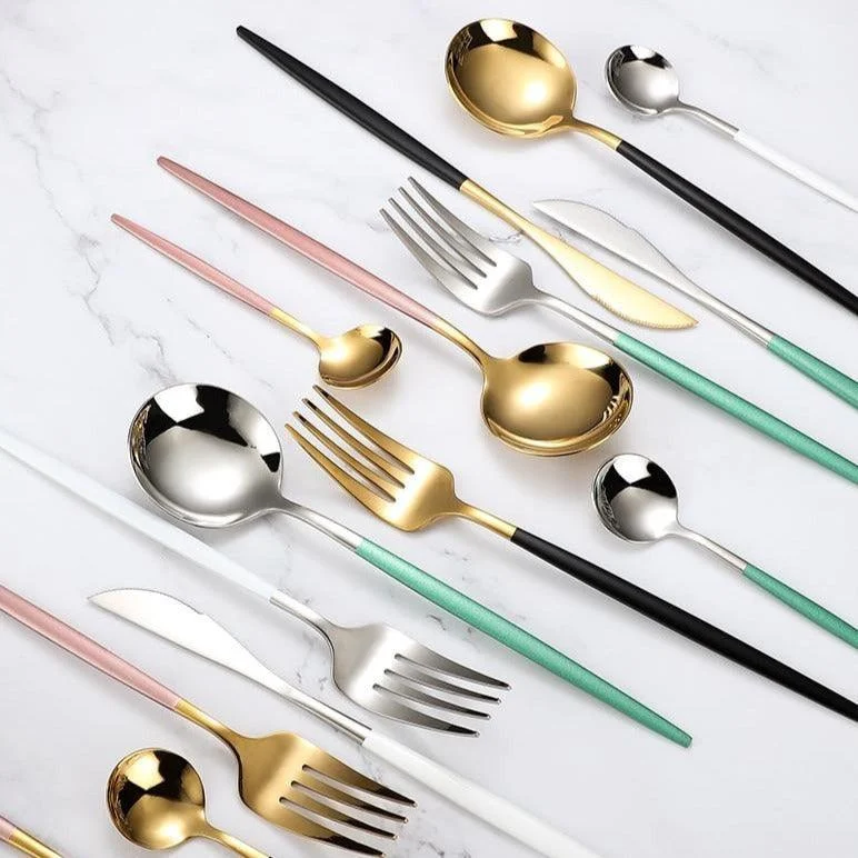 Homeko Of Food 24-piece Stainless Steel Cutlery Set, Paris -