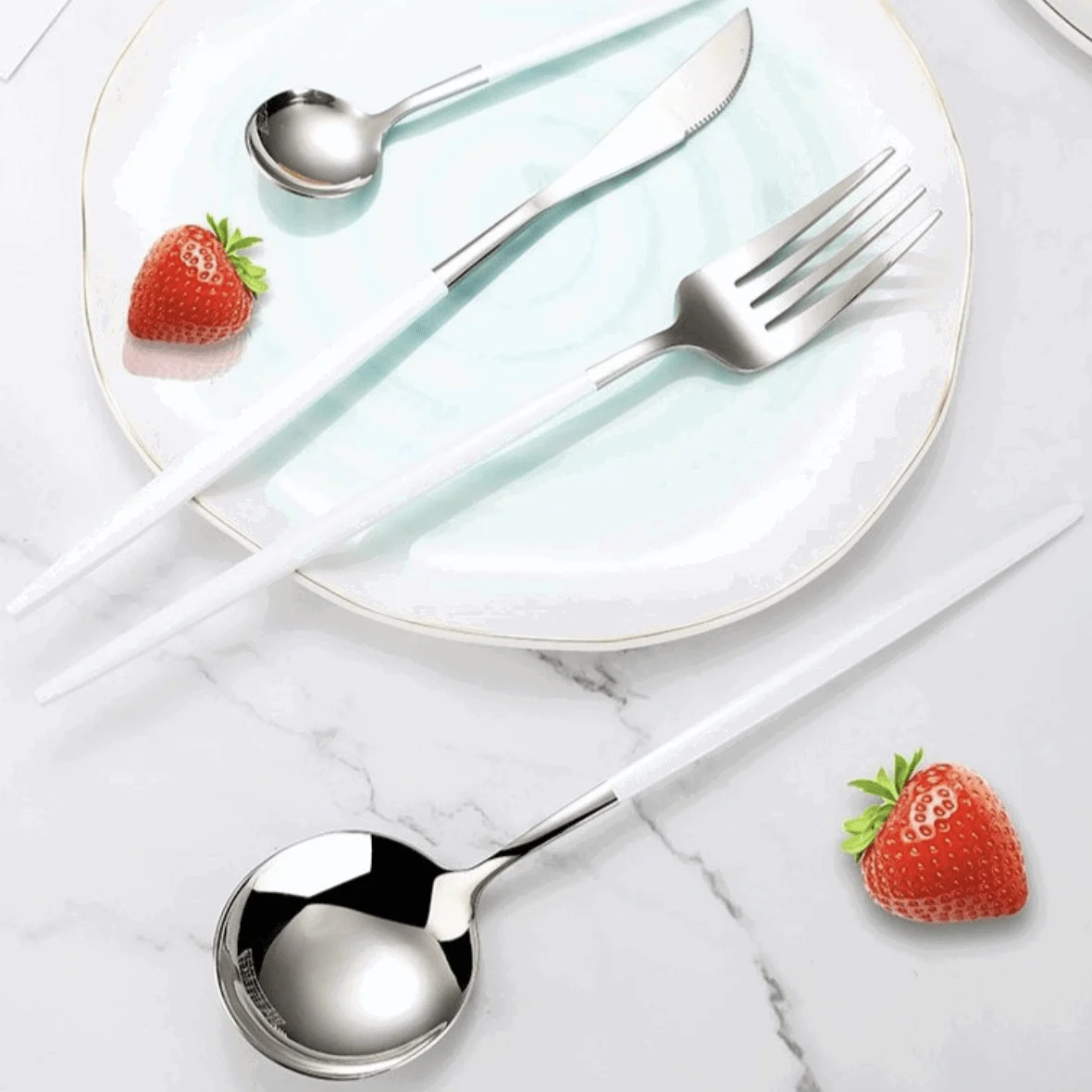 Homeko Of Food 24-piece Stainless Steel Cutlery Set, Paris -