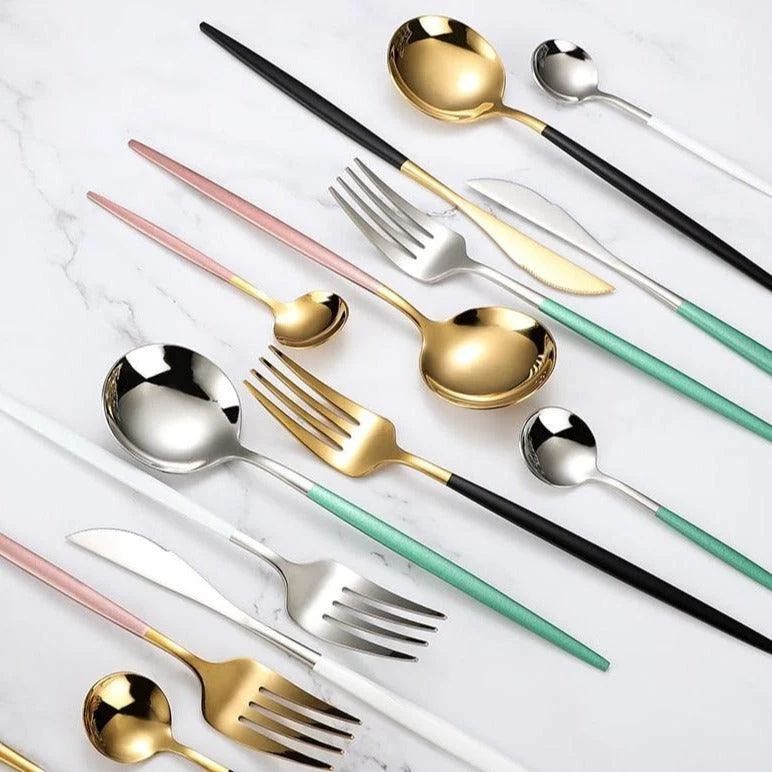 Homeko Of Food 4-piece Stainless Steel Cutlery Set, Paris -