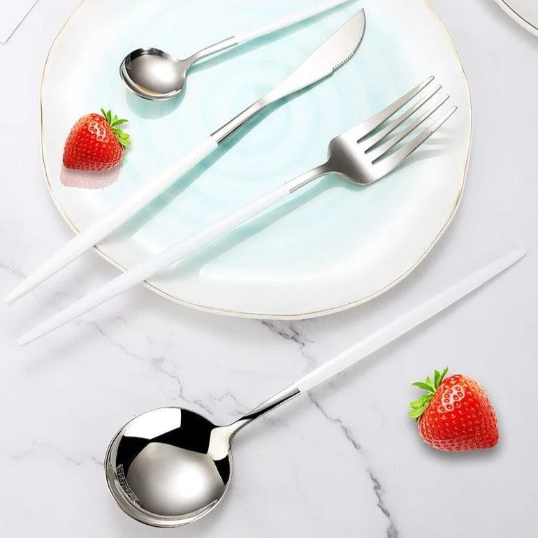 Homeko Of Food 4-piece Stainless Steel Cutlery Set, Paris -