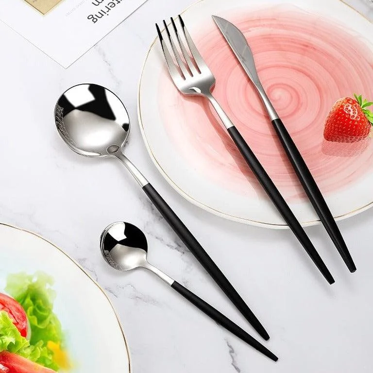 Homeko Of Food 4-piece Stainless Steel Cutlery Set, Paris -