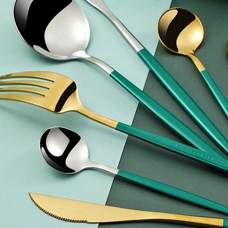 Homeko Of Food 4-piece Stainless Steel Cutlery Set, Paris -