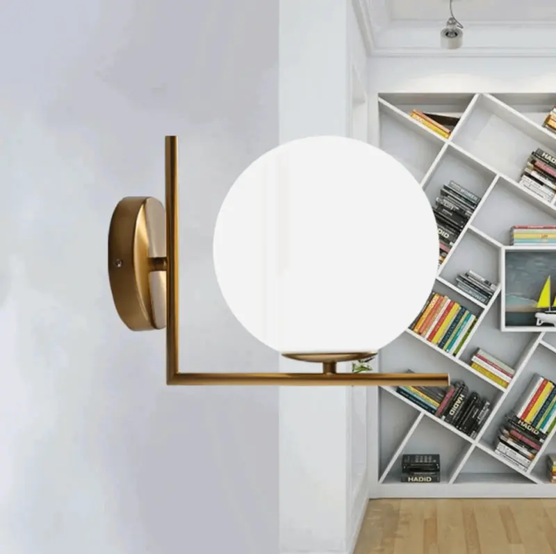 Homeko Orb Angular Base Wall Light