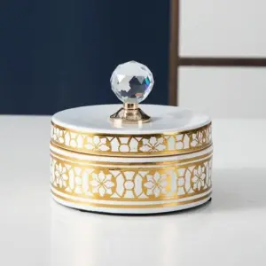 Homeko Ornament Jewelry Storage Ceramic Jars