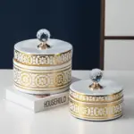 Homeko Ornament Jewelry Storage Ceramic Jars