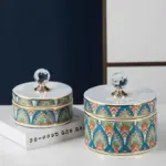 Homeko Ornament Jewelry Storage Ceramic Jars