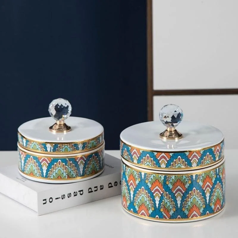 Homeko Ornament Jewelry Storage Ceramic Jars -