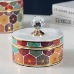 Homeko Ornament Jewelry Storage Ceramic Jars