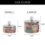 Homeko Ornament Jewelry Storage Ceramic Jars