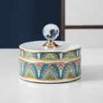 Homeko Ornament Jewelry Storage Ceramic Jars