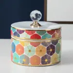 Homeko Ornament Jewelry Storage Ceramic Jars