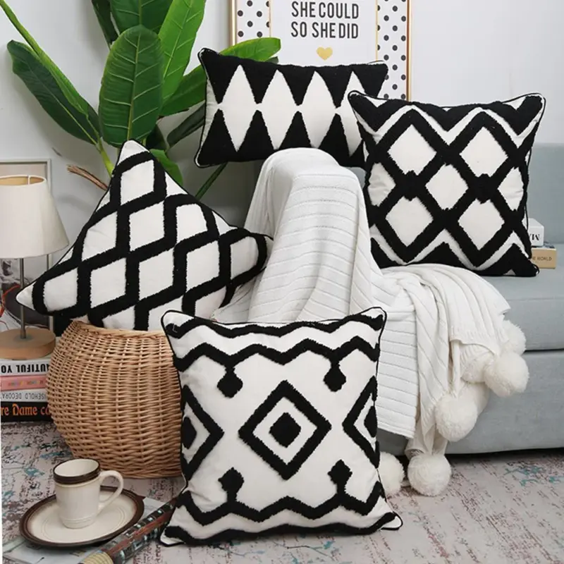 Homeko Part 1 Black and White Pillow Covers