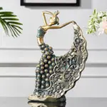 Homeko Peacock Dancer Figurines