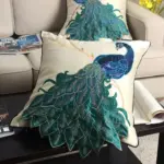 Homeko_Peacock_Pillow_Cover_-_-4272332 Homeko Peacock Pillow Cover
