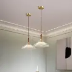 Homeko_Pendant_LED_Light_with_Ripple_Glass_Walnut_Wood_-_-4272555 Homeko Pendant LED Light with Ripple Glass Walnut Wood