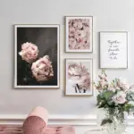 Homeko Peonies Wall Art
