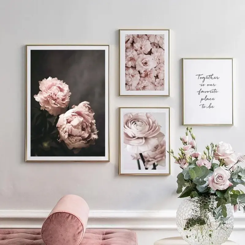 Homeko Peonies Wall Art