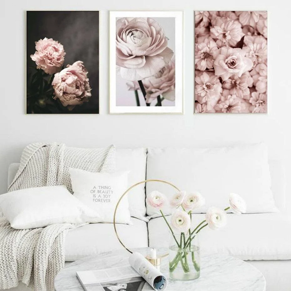 Homeko Peonies Wall Art -