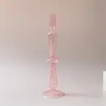 Homeko_Pink_Glass_Taper_Candle_Holder_Vases_-_-4273030 Homeko Pink Glass Taper Candle Holder Vases