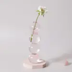 Homeko_Pink_Glass_Taper_Candle_Holder_Vases_-_-4273053 Homeko Pink Glass Taper Candle Holder Vases