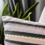 Homeko Pink and Gray Pillow Covers