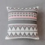 Homeko Pink and Gray Pillow Covers