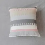 Homeko Pink and Gray Pillow Covers