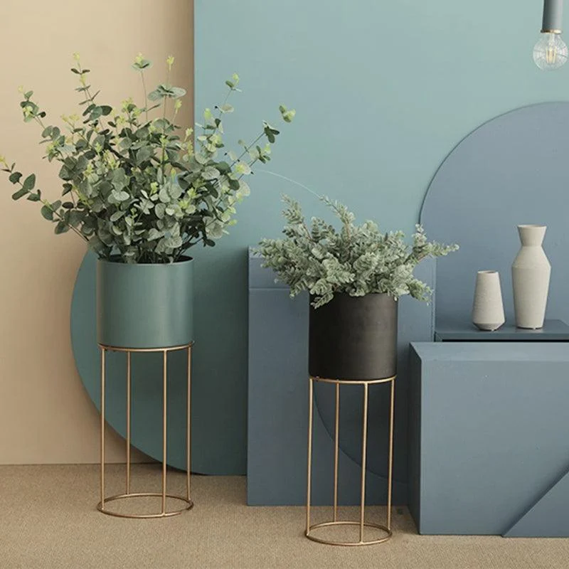 Homeko Planter Pots with Metal Stand -