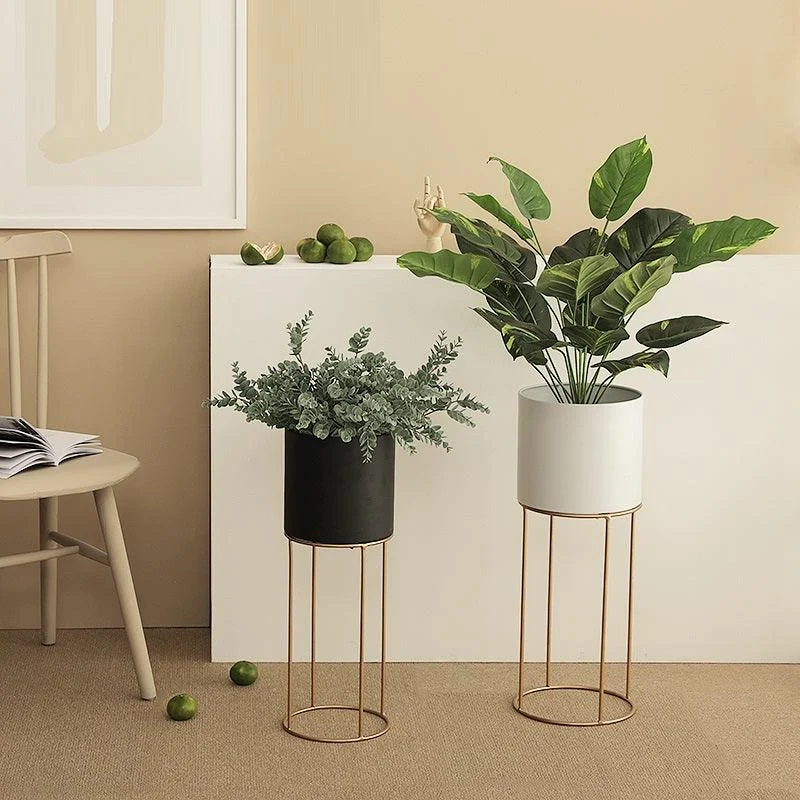 Homeko Planter Pots with Metal Stand -