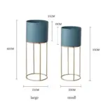 Homeko_Planter_Pots_with_Metal_Stand_-_-4273492 Homeko Planter Pots with Metal Stand