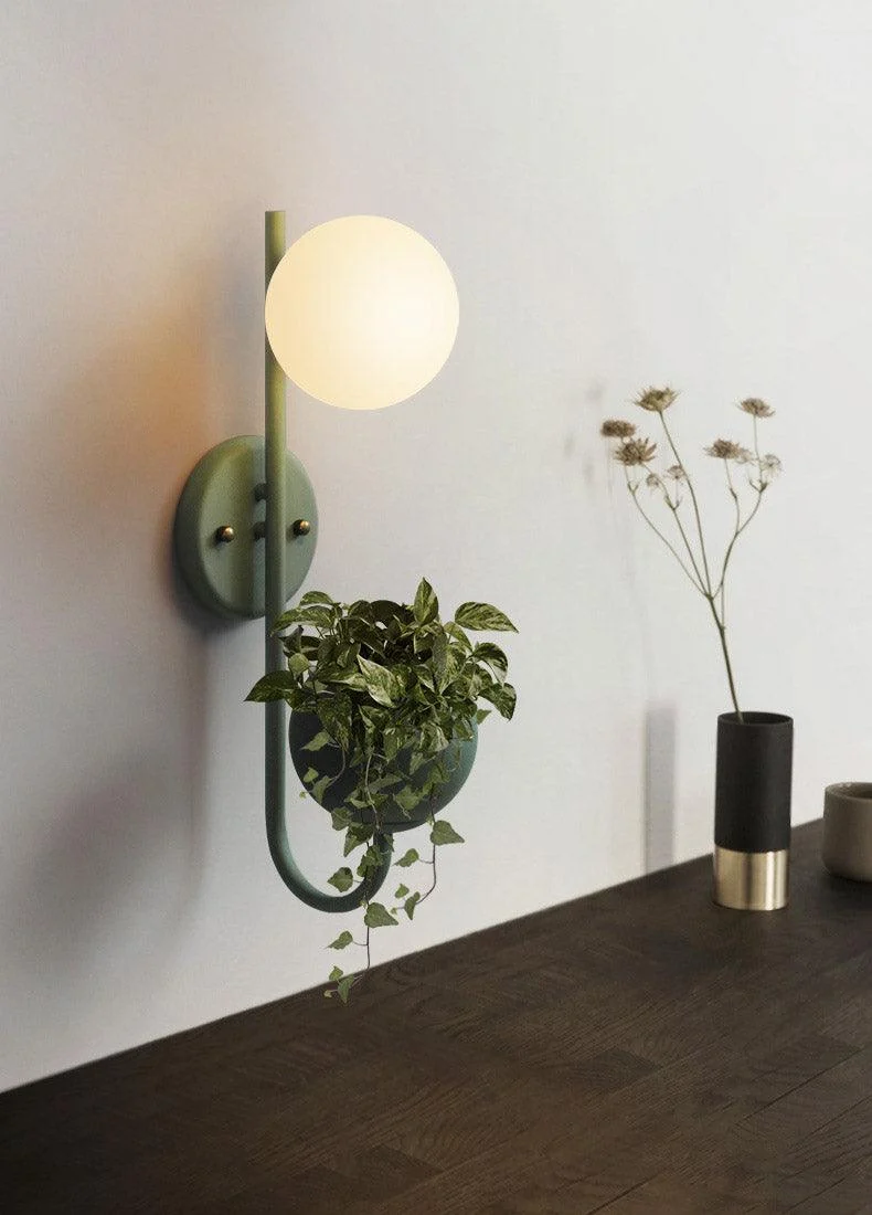 Homeko Planter Wall Light -