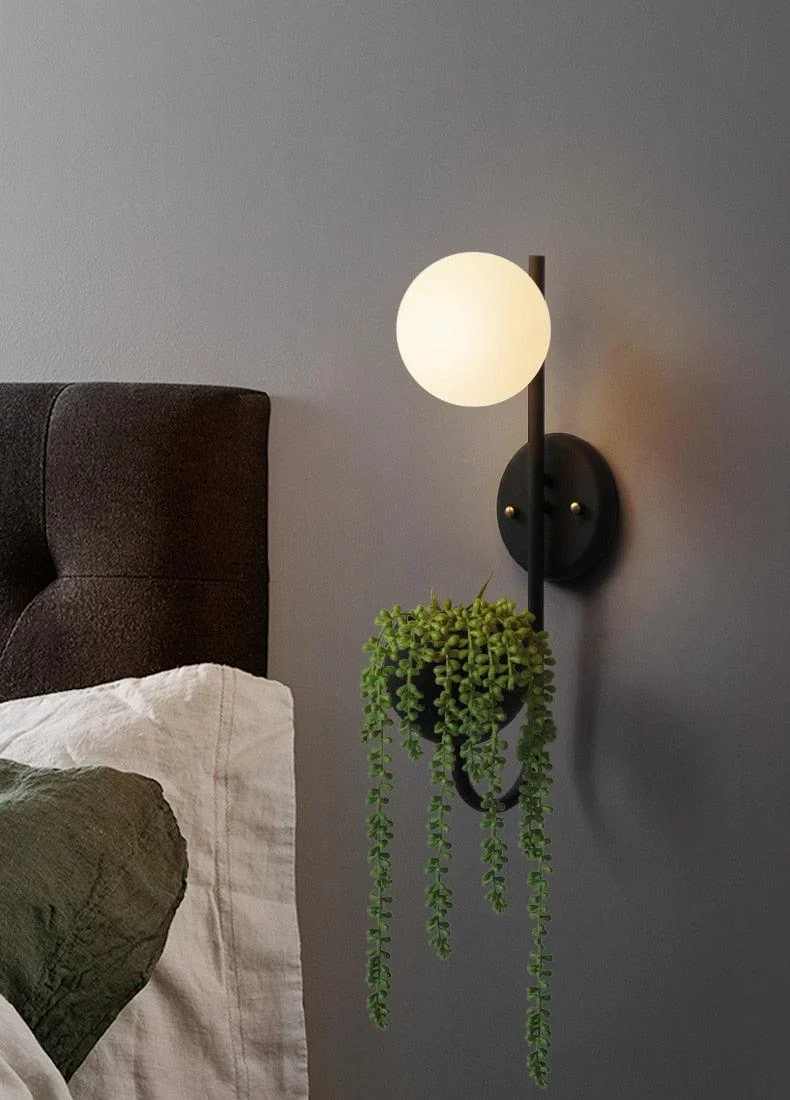 Homeko Planter Wall Light -