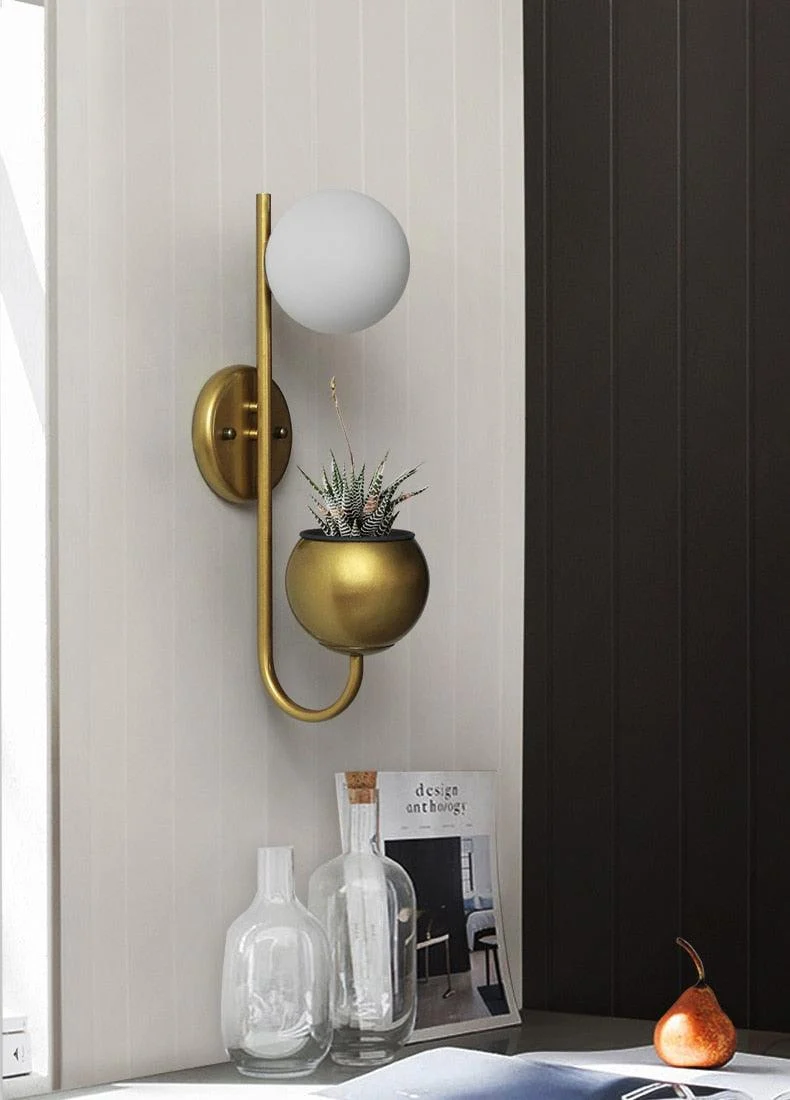 Homeko Planter Wall Light -