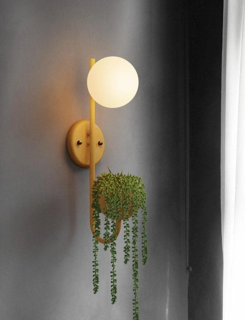 Homeko Planter Wall Light -