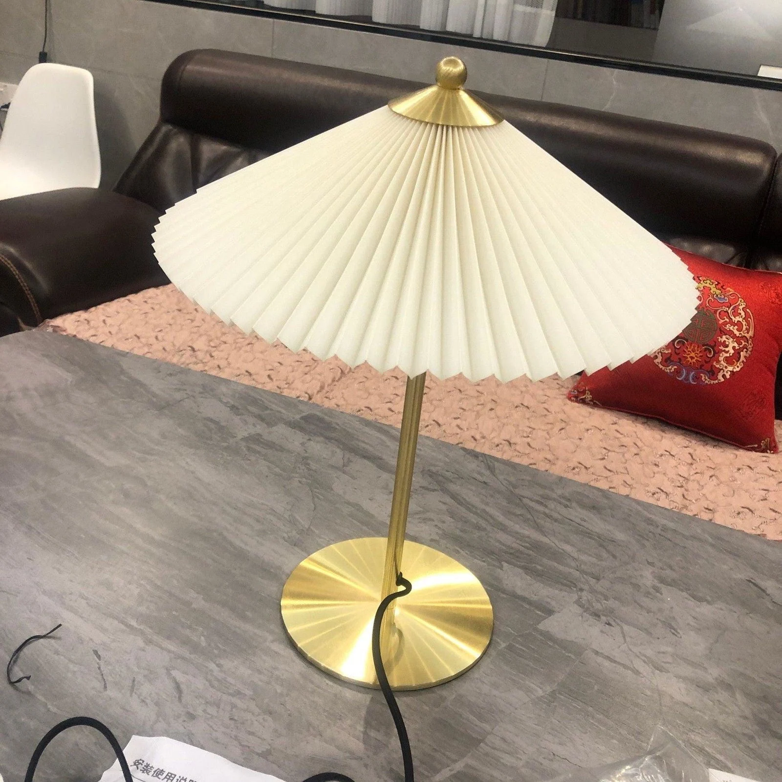 Homeko Pleated Table Lamp -