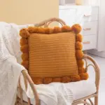 Homeko Pom Pom Pillow Cover